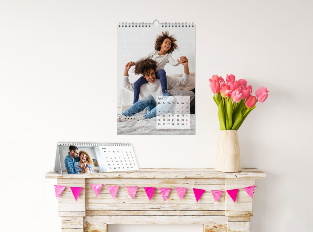 Fotokalender für Paare: Wandkalender und Tischkalender